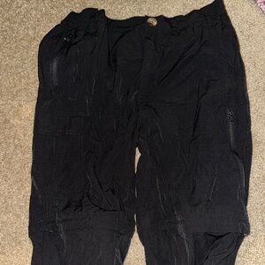 dk active Black Straight Leg Pants Relaxed Fit
